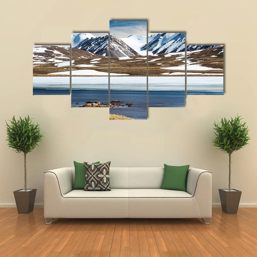 The Barskoon Syrts At Issyk Kul Region In The Kyrgyzstan Multi Panel Canvas Wall Art