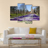 Springtime Rosenborg Castle - the Kings Garden - Copenhagen, Denmark Multi Panel Canvas Wall Arta