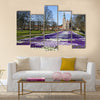 Springtime Rosenborg Castle - the Kings Garden - Copenhagen, Denmark Multi Panel Canvas Wall Arta