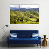 Green Tea Plantations at Cameroon Highlands in Malaysia Multi panel canvas wall art