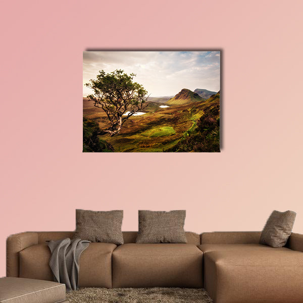 Quiraing Isle of Skye United Kingdom taken in 2015 multi panel canvas wall art
