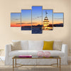 Istanbul Maiden Tower from the east in sunset Multi panel canvas wall art