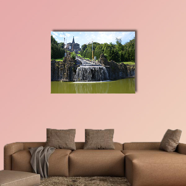 Wilhelmshoehe Castle Park in Kassel, Germany multi panel canvas wall art