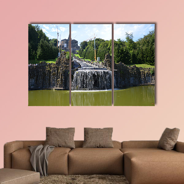 Wilhelmshoehe Castle Park in Kassel, Germany multi panel canvas wall art