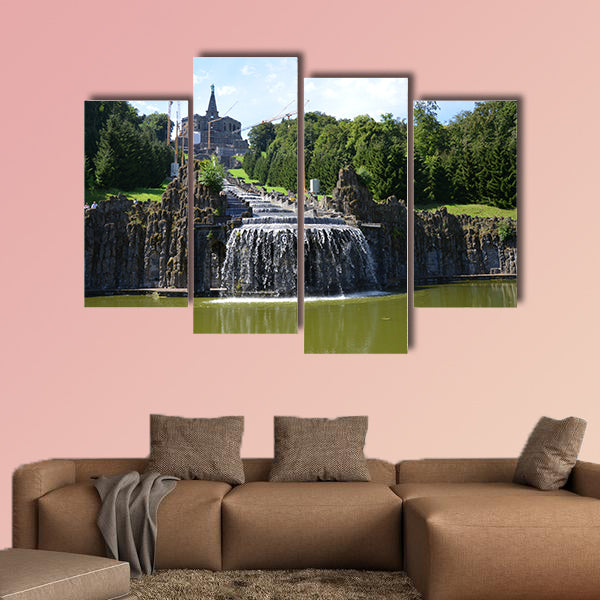 Wilhelmshoehe Castle Park in Kassel, Germany multi panel canvas wall art