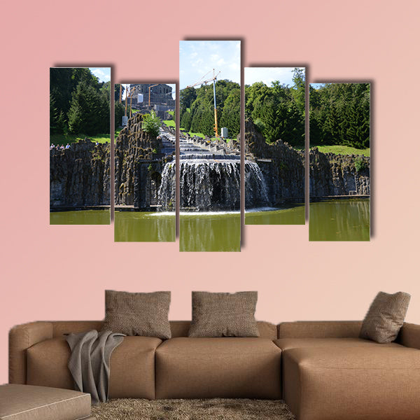 Wilhelmshoehe Castle Park in Kassel, Germany multi panel canvas wall art