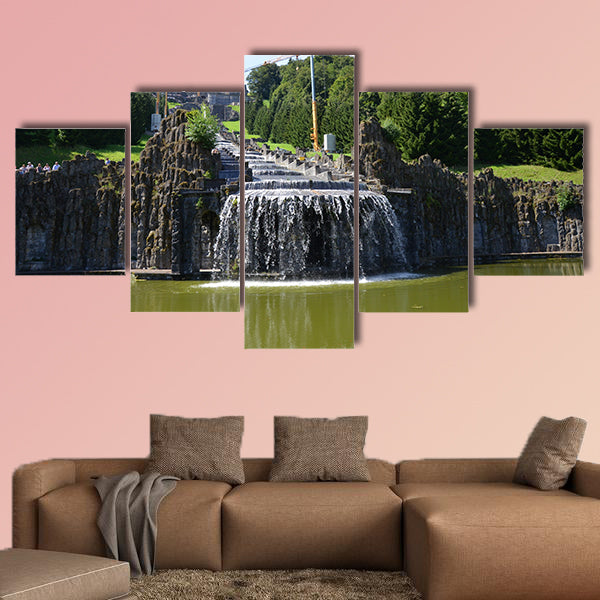 Wilhelmshoehe Castle Park in Kassel, Germany multi panel canvas wall art