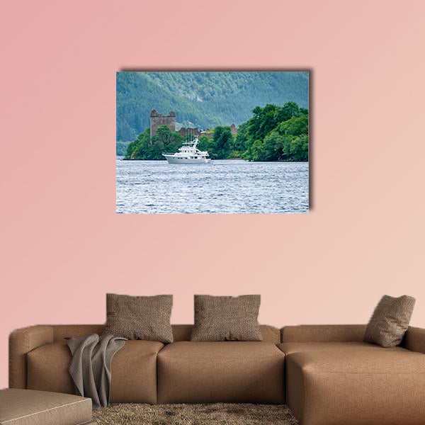 Lochness Urquhart Castle Fort Ruins Scotland UK. Very wall art