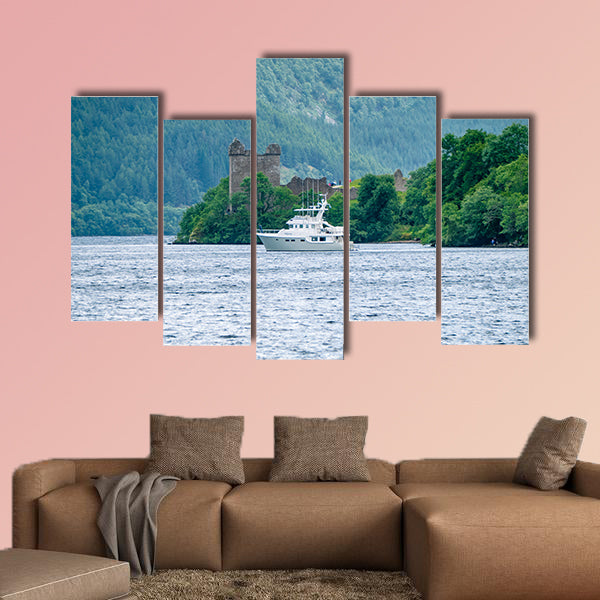 Lochness Urquhart Castle Fort Ruins Scotland UK. Very wall art