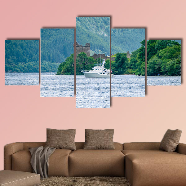 Lochness Urquhart Castle Fort Ruins Scotland UK. Very wall art