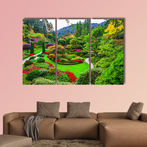Butchart Gardens - gardens on Vancouver Island. Flower wall art