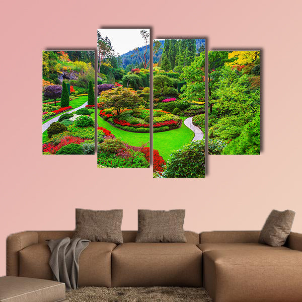 Butchart Gardens - gardens on Vancouver Island. Flower wall art
