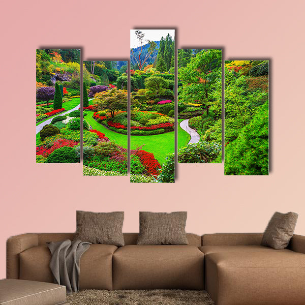 Butchart Gardens - gardens on Vancouver Island. Flower wall art