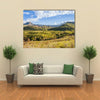 The Vista Of The Drakensberg Mountains In The Lesotho, Multi Panel Canvas Wall Art