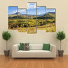 The Vista Of The Drakensberg Mountains In The Lesotho, Multi Panel Canvas Wall Art