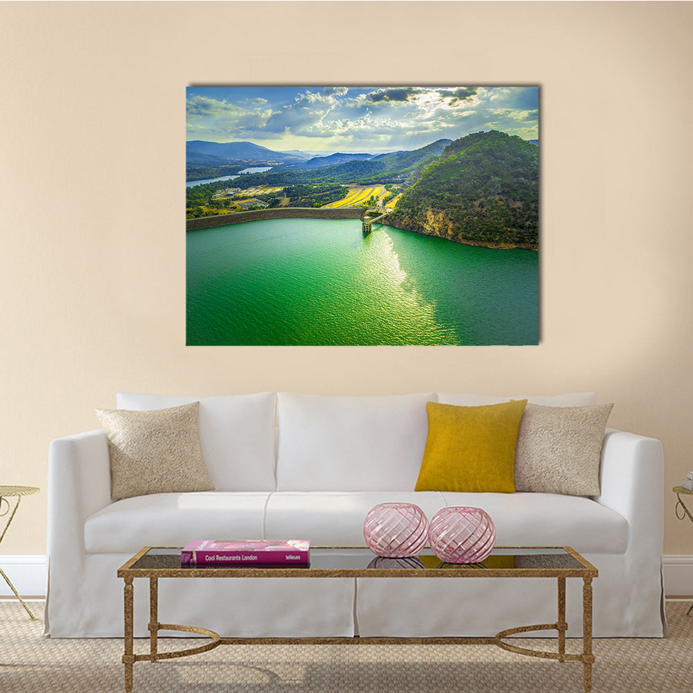 Lake Eildon at sunset, Victoria, Australia multi panel canvas wall art