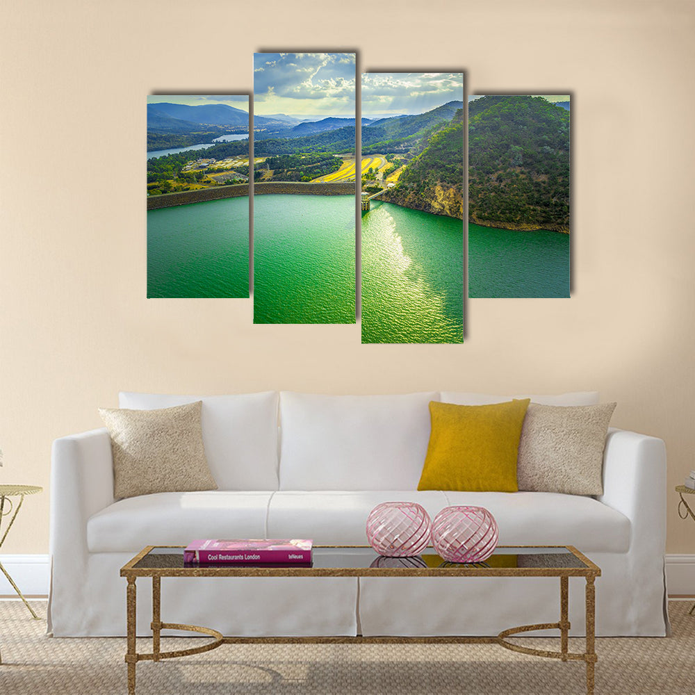 Lake Eildon at sunset, Victoria, Australia multi panel canvas wall art
