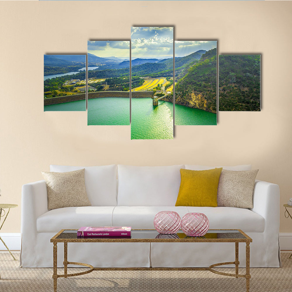 Lake Eildon at sunset, Victoria, Australia multi panel canvas wall art