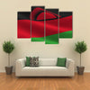 The National Flag Of The Malawi Is Flying in The Air, Multi Panel Canvas Wall Art