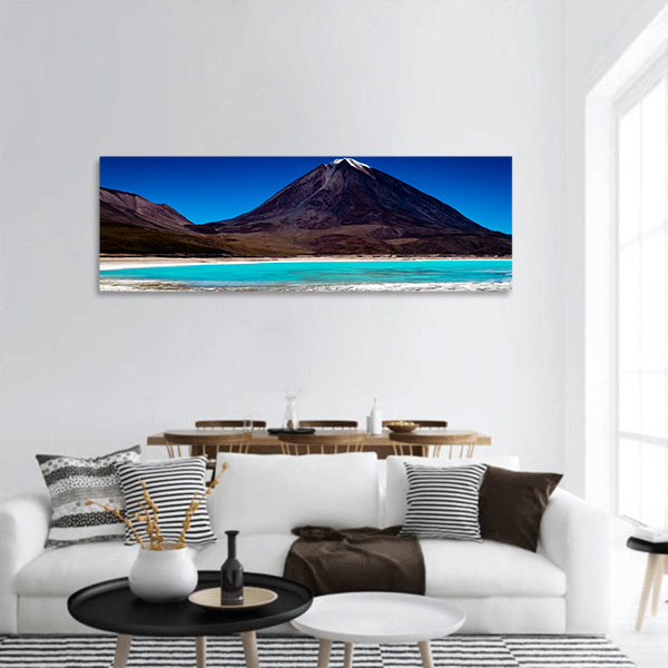 Amazing Bolivia Lagoon Mountain Scene Panoramic canvas Wall Art