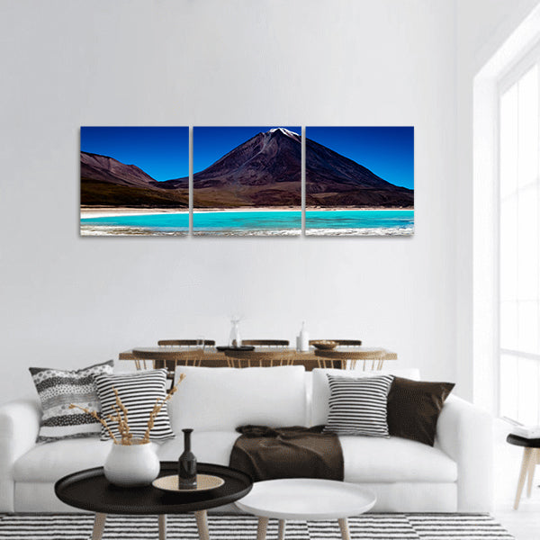Amazing Bolivia Lagoon Mountain Scene Panoramic canvas Wall Art