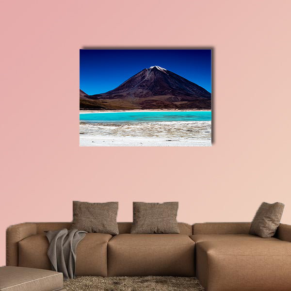 Amazing Bolivia Lagoon Mountain Scene multi panel canvas wall art