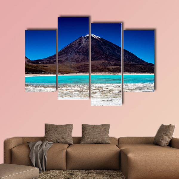 Amazing Bolivia Lagoon Mountain Scene multi panel canvas wall art