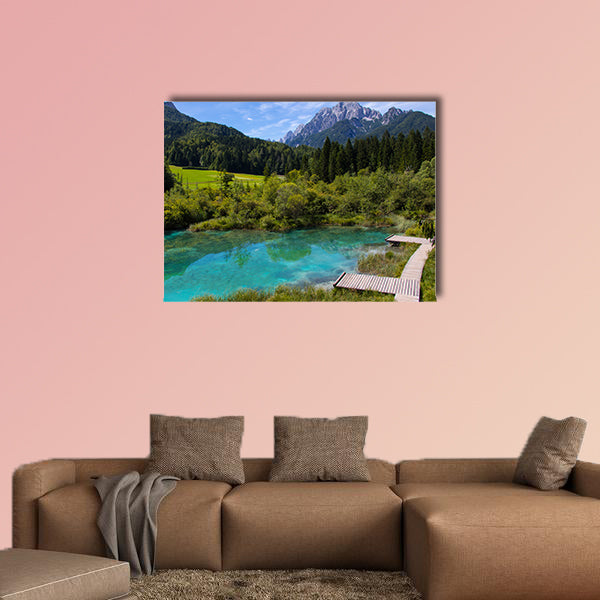 Zelenci in Slovenia multi panel canvas wall art