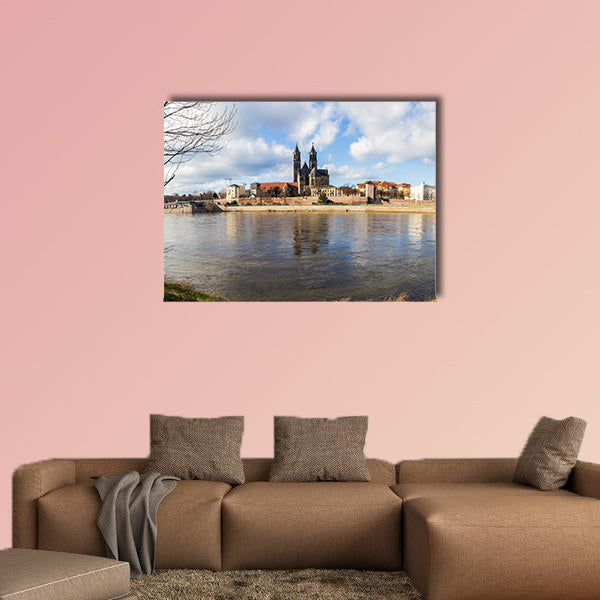 Magdeburg Germany high definition panorama multi panel canvas wall art