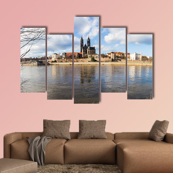 Magdeburg Germany high definition panorama multi panel canvas wall art