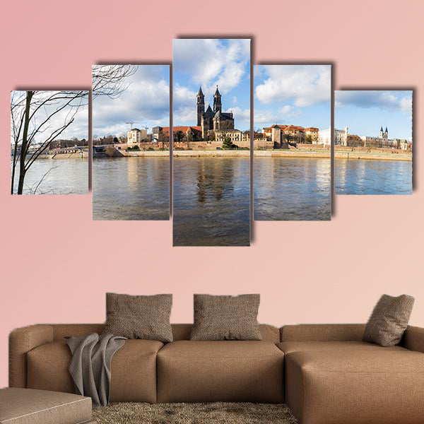 Magdeburg Germany high definition panorama multi panel canvas wall art
