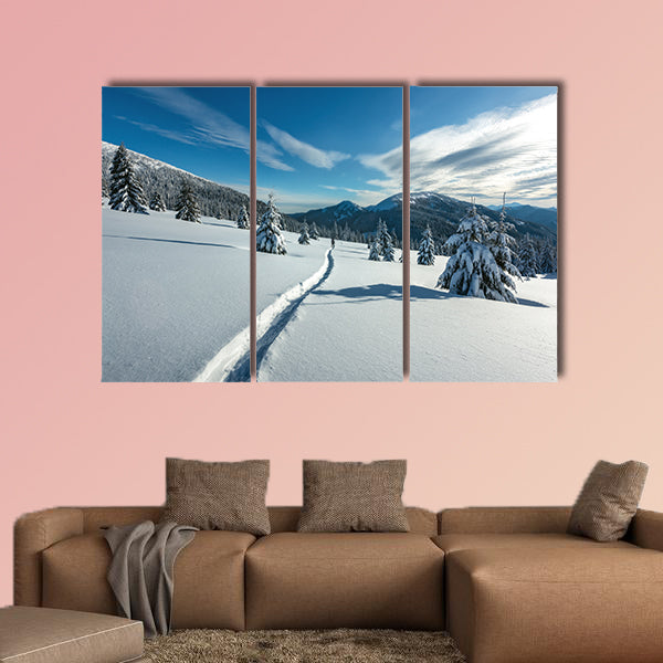 Fantastic winter landscape with snowy trees, Carpathians, Ukraine, Europe