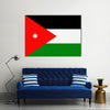 Jordan Flag Vector Icon – Illustration Multi panel canvas wall art