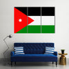 Jordan Flag Vector Icon – Illustration Multi panel canvas wall art