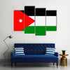 Jordan Flag Vector Icon – Illustration Multi panel canvas wall art