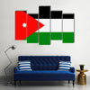 Jordan Flag Vector Icon – Illustration Multi panel canvas wall art