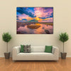 Sunrise at Seongsan Ilchulbong Jeju island,South Korea multi panel canvas wall art