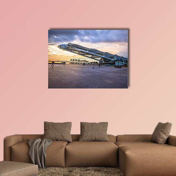 Museum of Tomorrow in Rio de Janeiro, Brazil multi panel canvas wall art