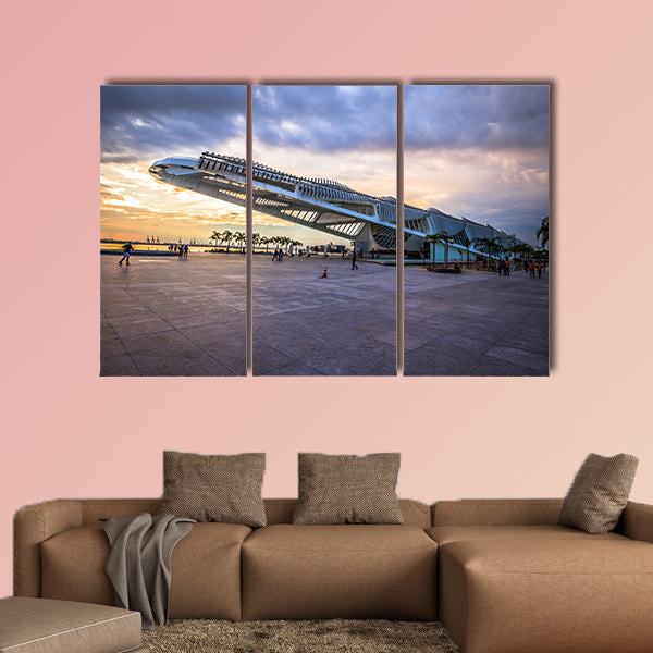 Museum of Tomorrow in Rio de Janeiro, Brazil multi panel canvas wall art