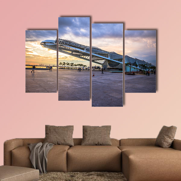 Museum of Tomorrow in Rio de Janeiro, Brazil multi panel canvas wall art
