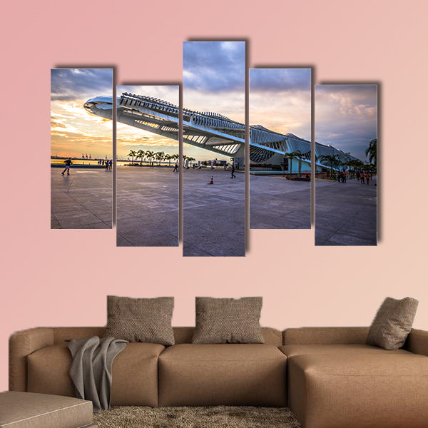 Museum of Tomorrow in Rio de Janeiro, Brazil multi panel canvas wall art