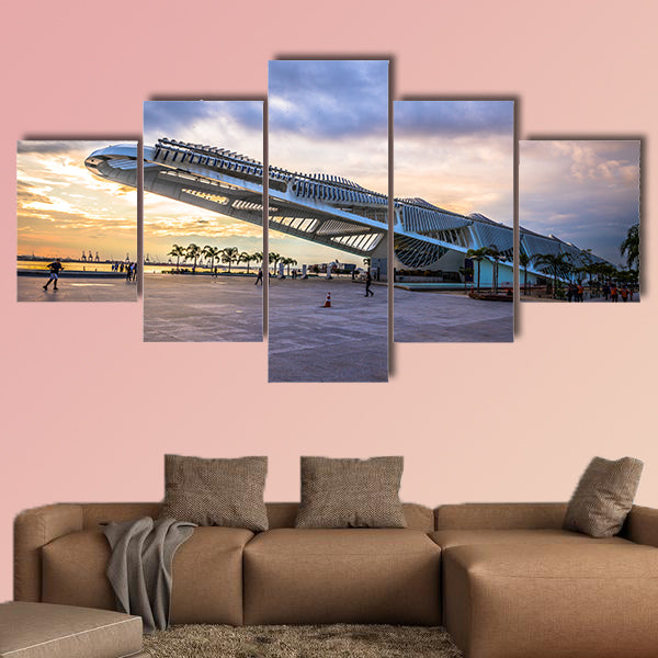 Museum of Tomorrow in Rio de Janeiro, Brazil multi panel canvas wall art