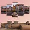 The Town Hall of Augsburg, Germany multi panel canvas wall art