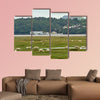 Portmeirion Village on the River Dwyryd Estuary with grazing salt wall art