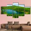 The Camel ride sky pond in the Alshan national forest park of China multi panel canvas wall art