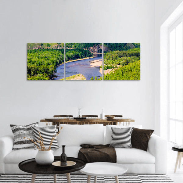 Inner Mongolia White deer island Panoramic canvas Wall Art