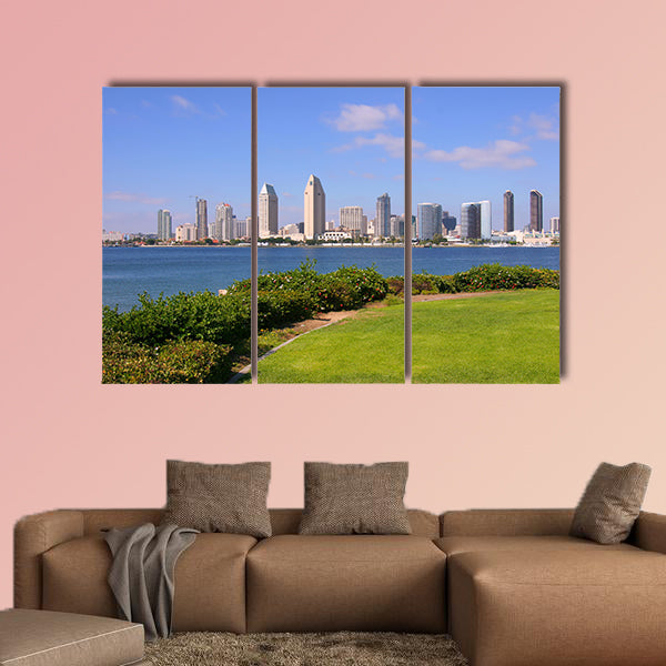 San Diego, California multi panel canvas wall art