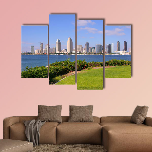 San Diego, California multi panel canvas wall art