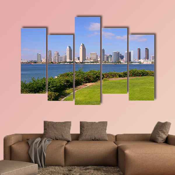 San Diego, California Multi panel canvas wall art