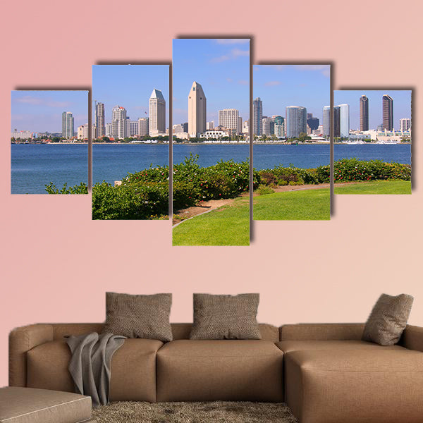 San Diego, California multi panel canvas wall art